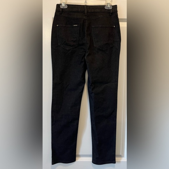 NWT CACHE WOMENS BLACK JEANS WITH RHINESTONES SIZE 28 - Picture 4 of 6